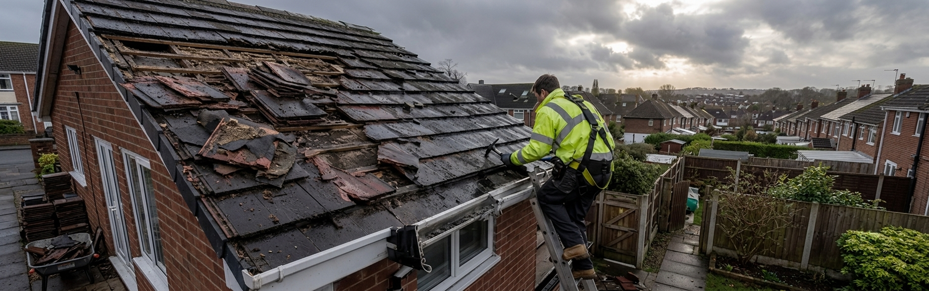 Storm Damaged Roof